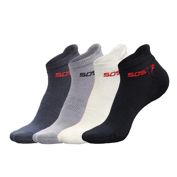 SOS Loafer Socks pack of 4